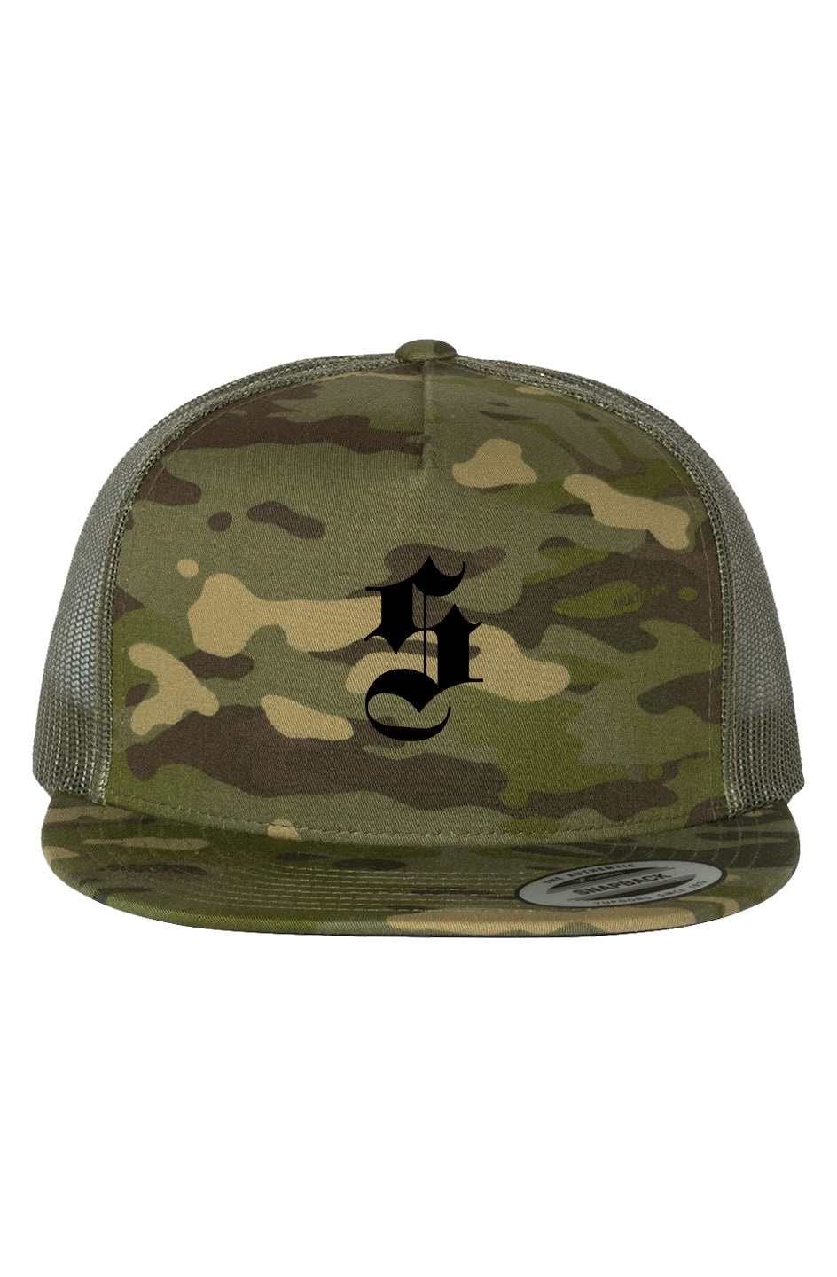 S - Multicam Tropic/ Green Trucker Cap