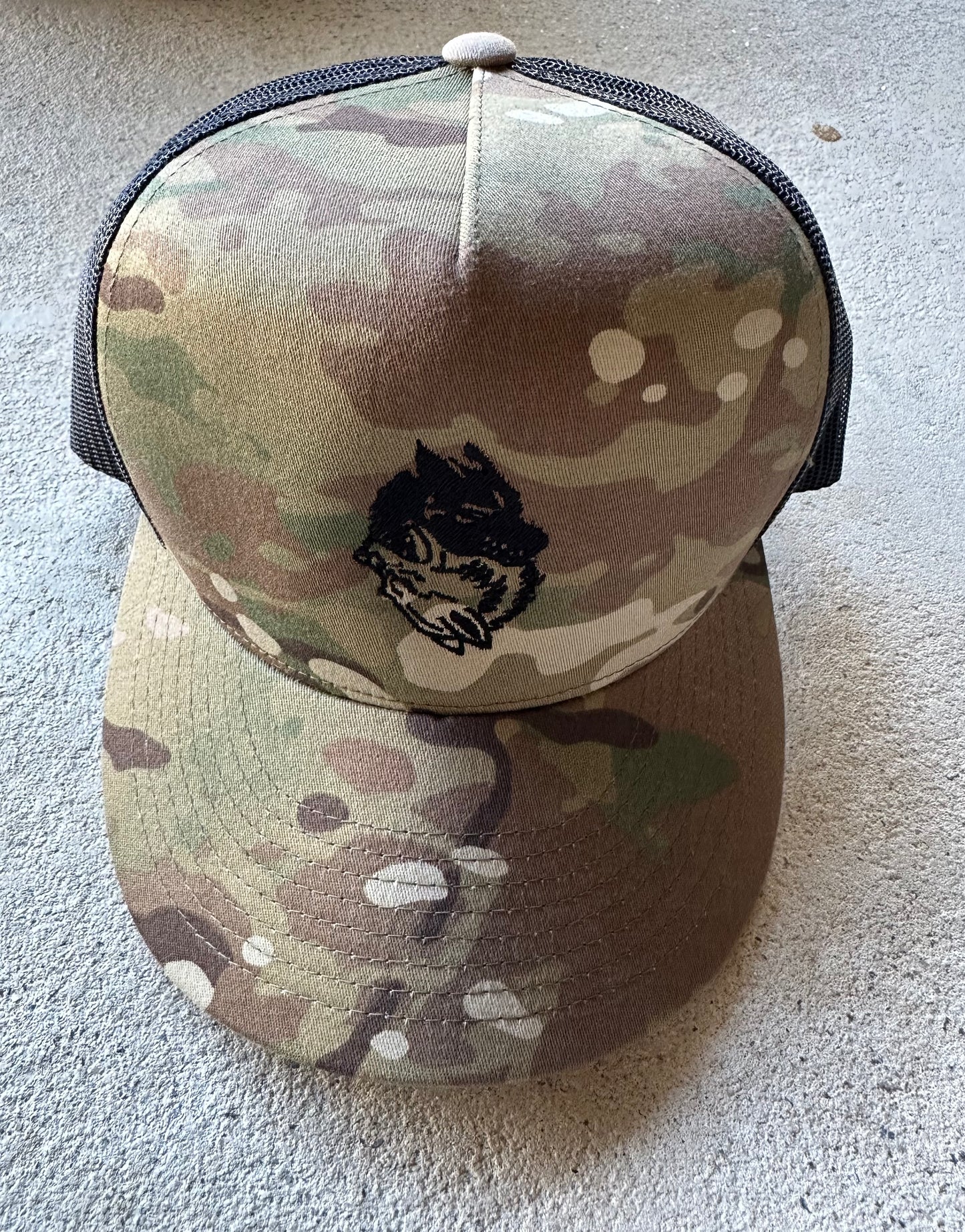 The Wolves // Multicam Green/ Black Trucker Cap