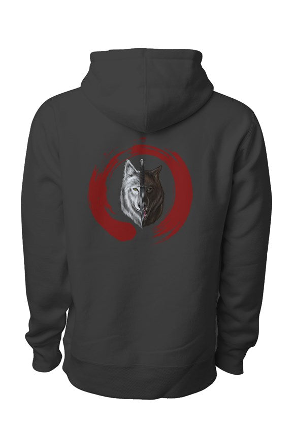 Legend Premium Heavyweight Hoodie - Two Wolves Syn