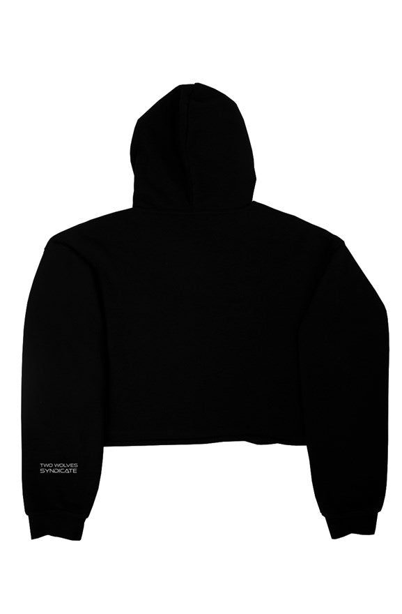 Good Vibes Only - crop fleece hoodie