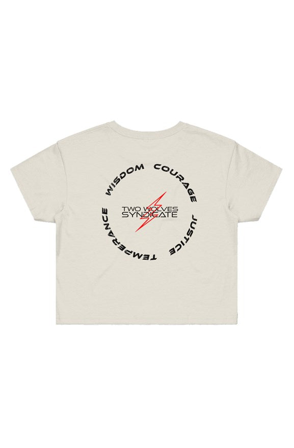 Stoic Virtues Street Crop Tee