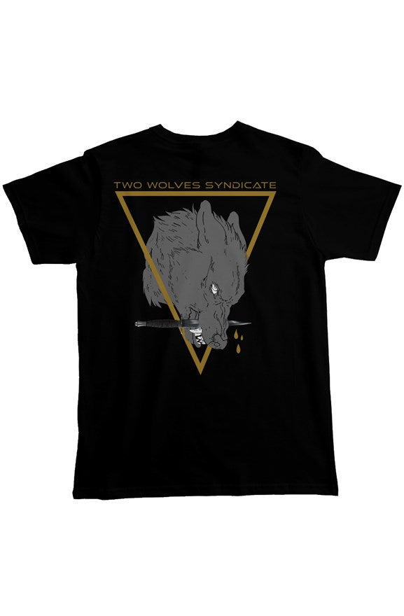 Wolf + Dagger Series - Gold Heavyweight T Shirt