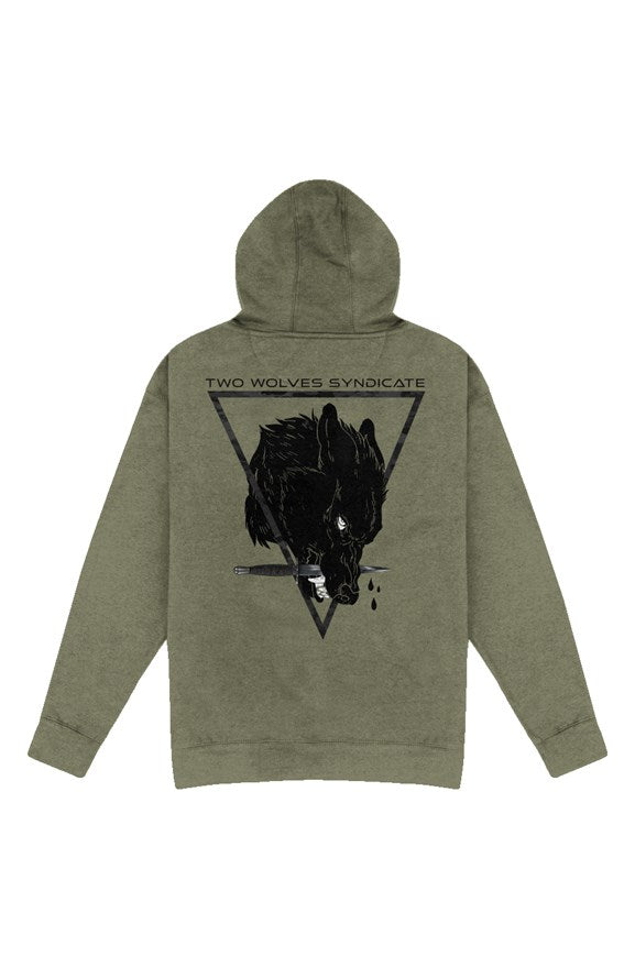 Wolf + Dagger - Premium Pullover Hoodie