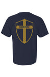 Synd Crusader - Navy - Old Gold CC Heavyweight T S