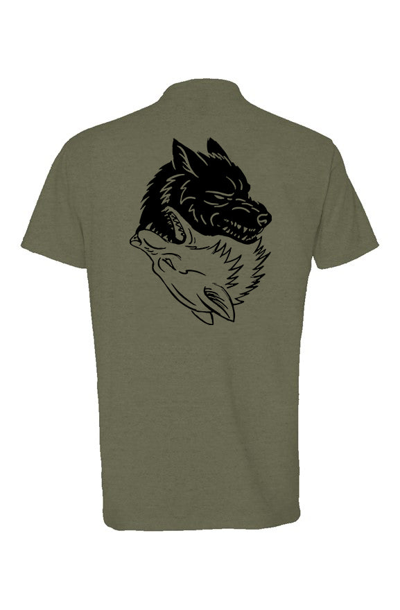 Wolves - Heather Short Sleeve T shirt