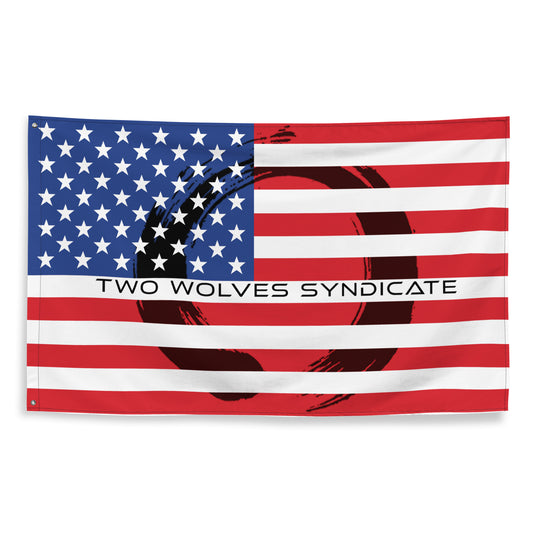 Two Wolves Synd. Enso Stars and Stripes USA - Flag