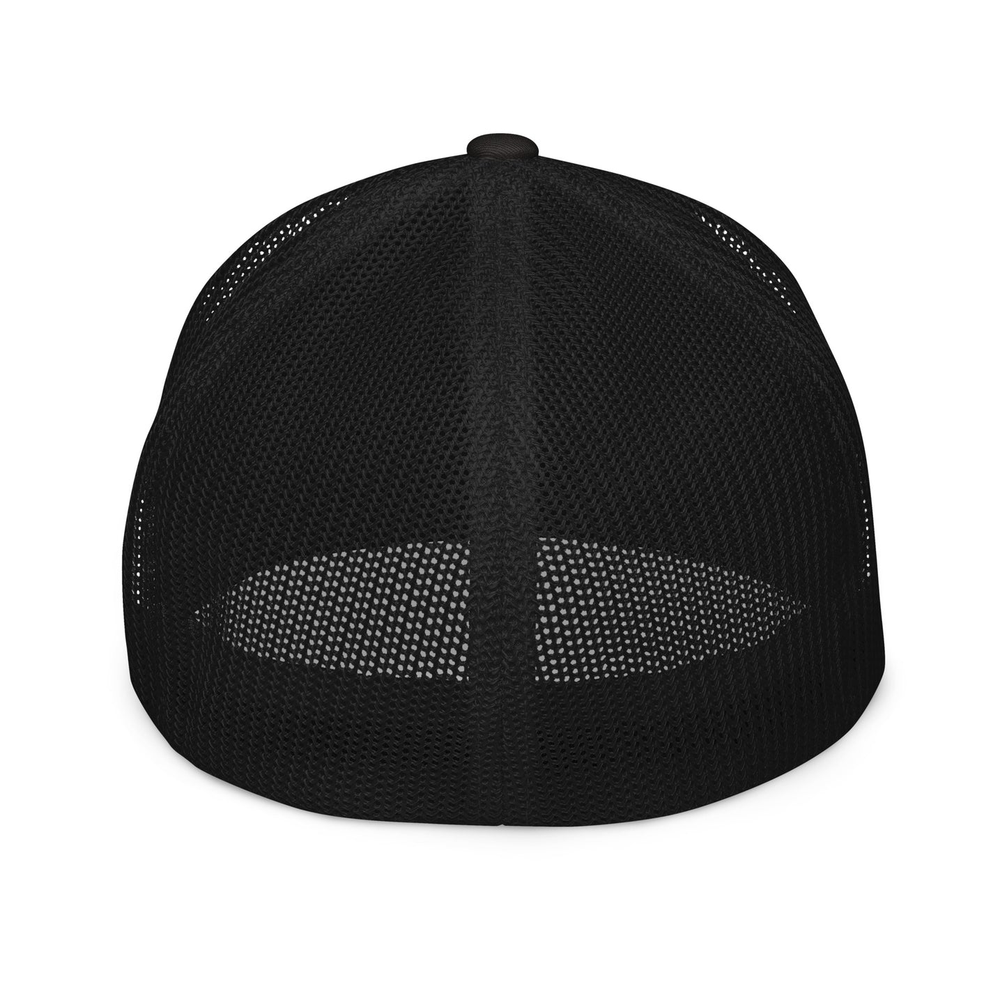 Syndicate Shield // Blacked Out MCB Closed-back trucker cap