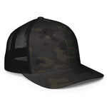 Syndicate Shield // Blacked Out MCB Closed-back trucker cap