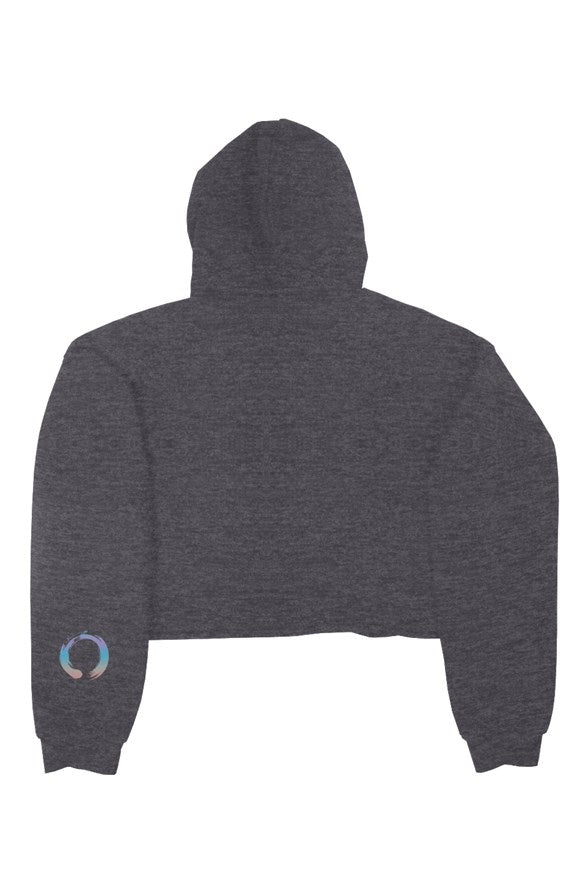 Good Vibes Enso - crop fleece hoodie