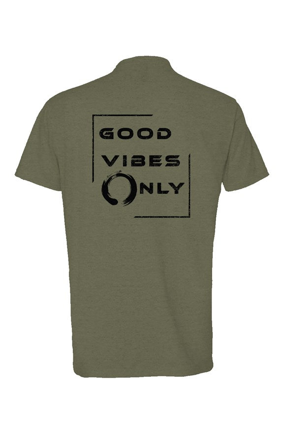 Good Vibes Only - Mil Green Heather