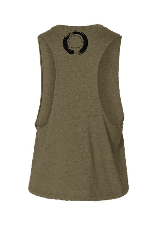 Women's Enso Racerback Cropped Tank