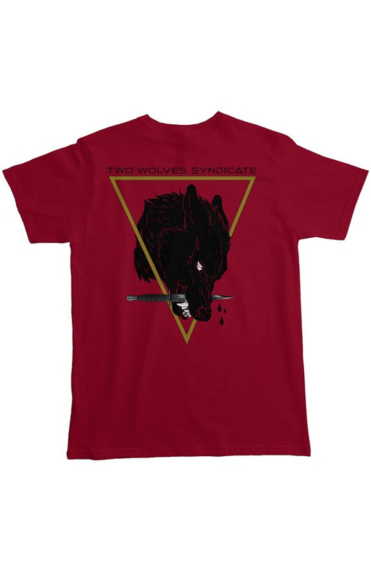 Wolf + Dagger - Heavyweight T Shirt
