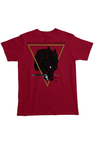 Wolf + Dagger - Heavyweight T Shirt