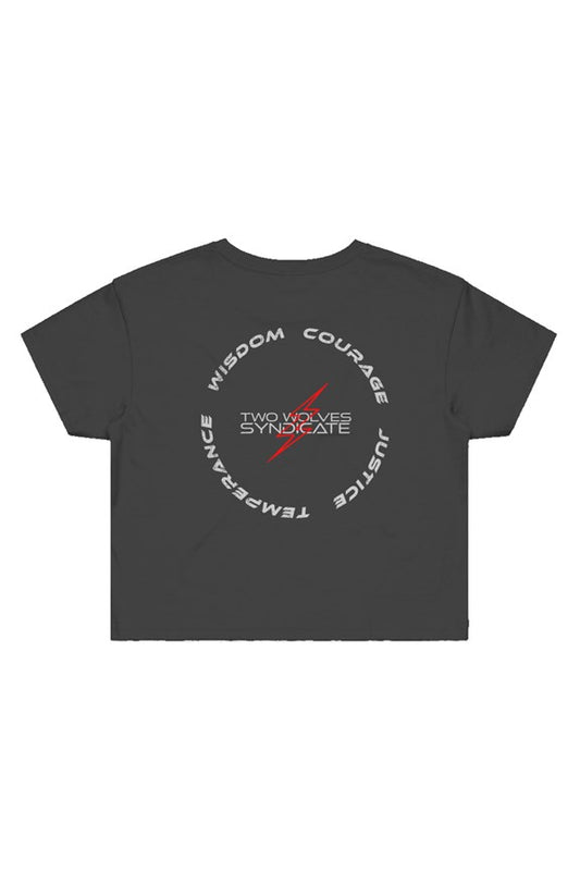 Stoic Virtues Street Crop Tee