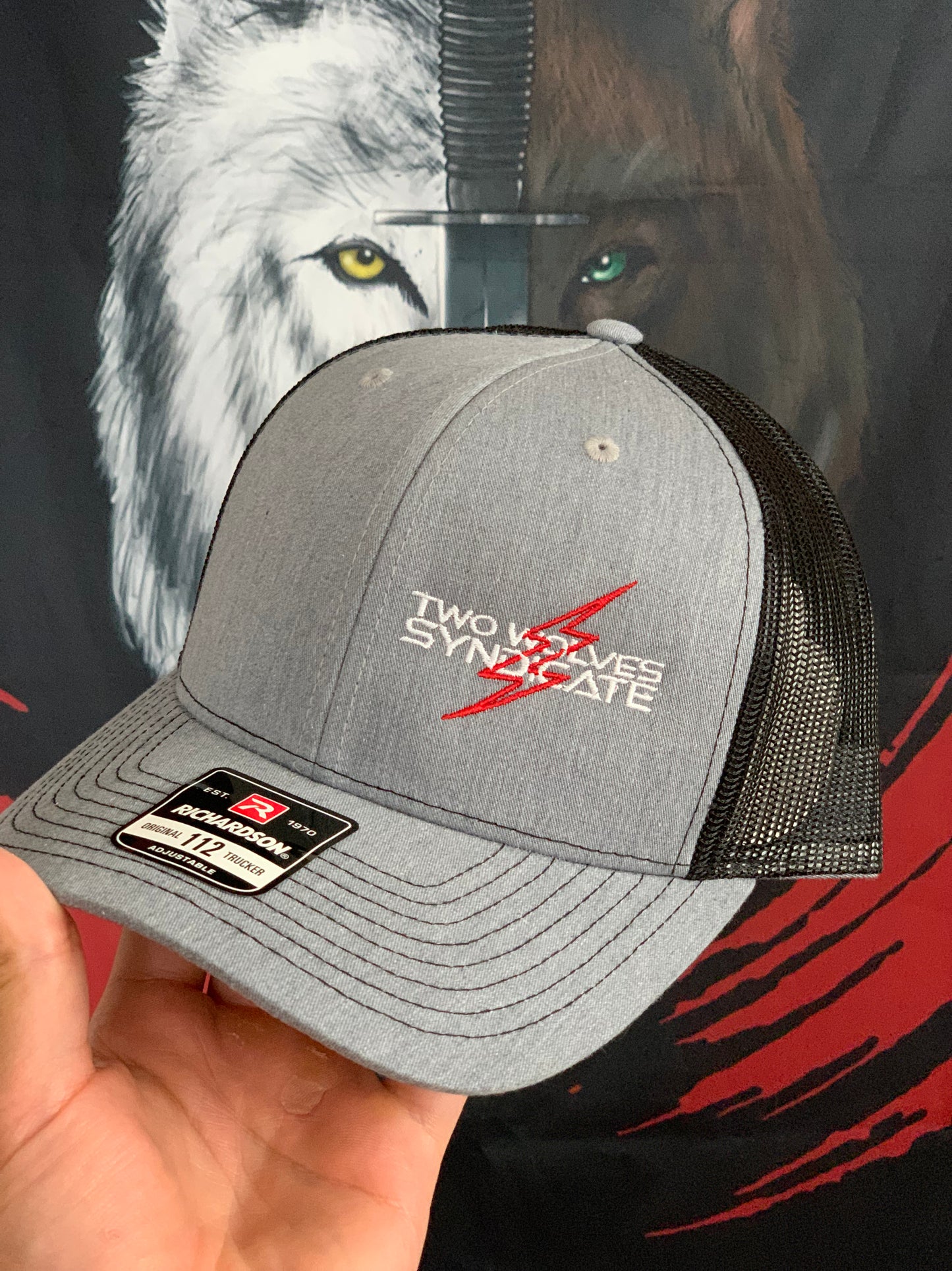 Two Wolves Synd. Bolt Logo - Trucker Cap