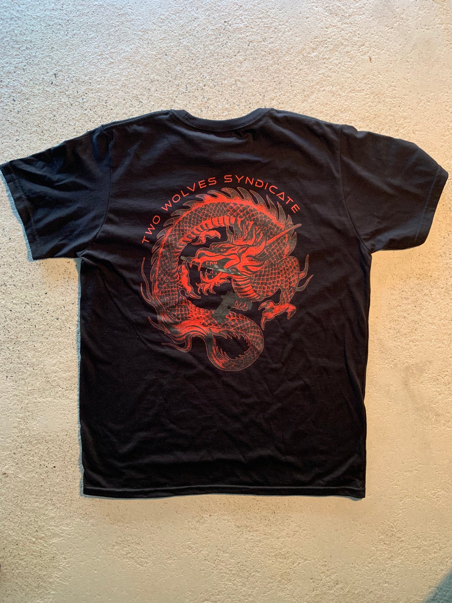 Red Dragon Heavyweight T Shirt