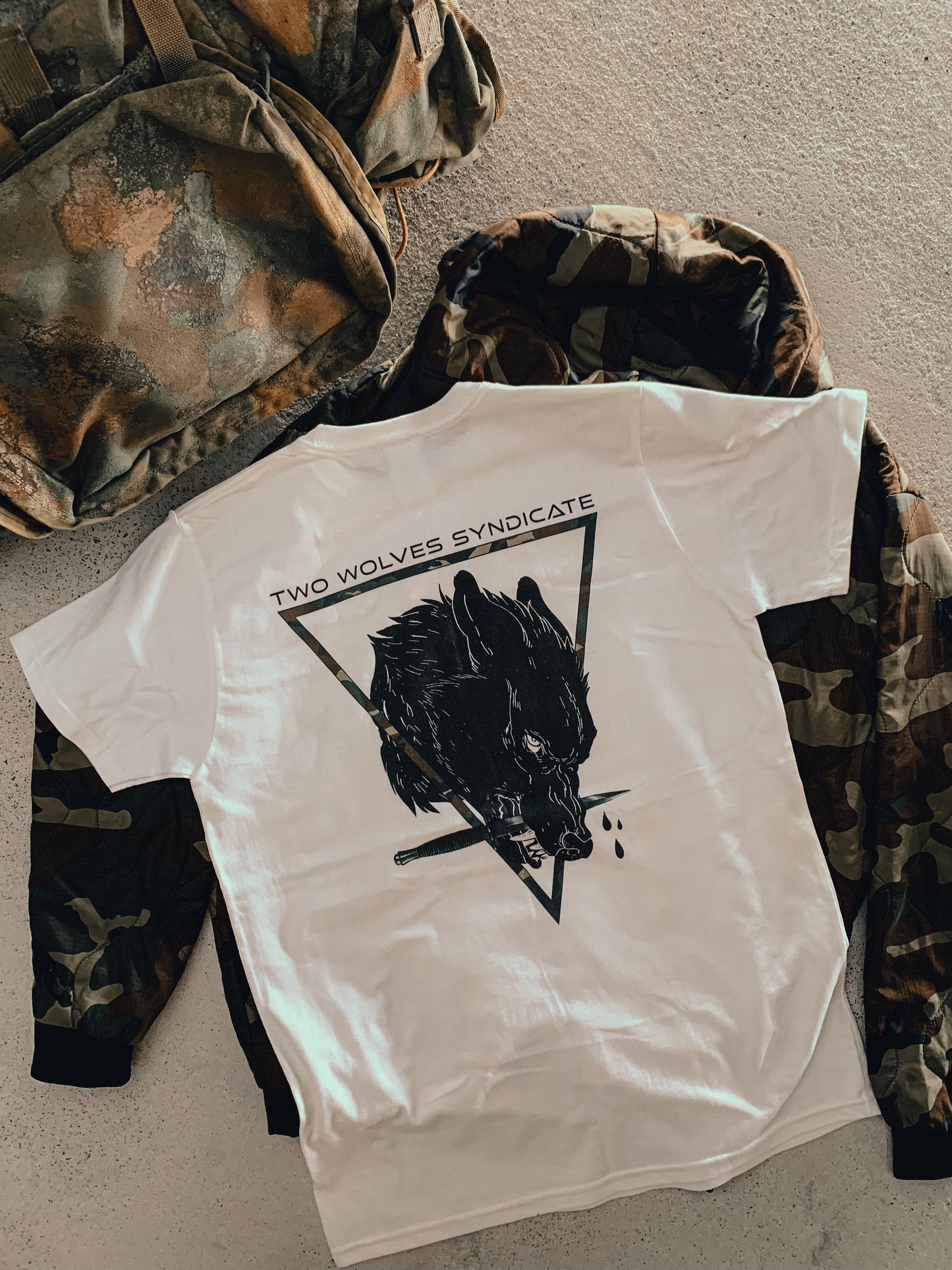 Wolf + Dagger Series // Woodland Heavyweight T Shirt