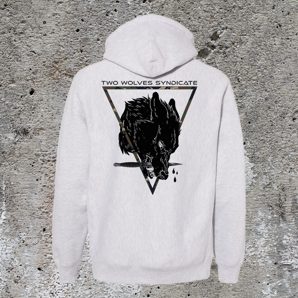 Wolf + Dagger - Premium Heavyweight Cross-Grain Hoodie