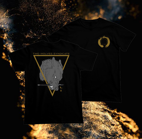 Wolf + Dagger Series - Gold Edition Heavyweight T Shirt