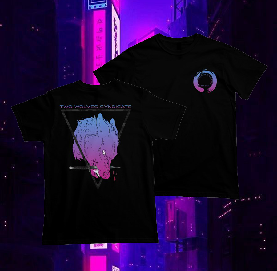 Wolf + Dagger Series // Cyber Neon Edition - Heavyweight T